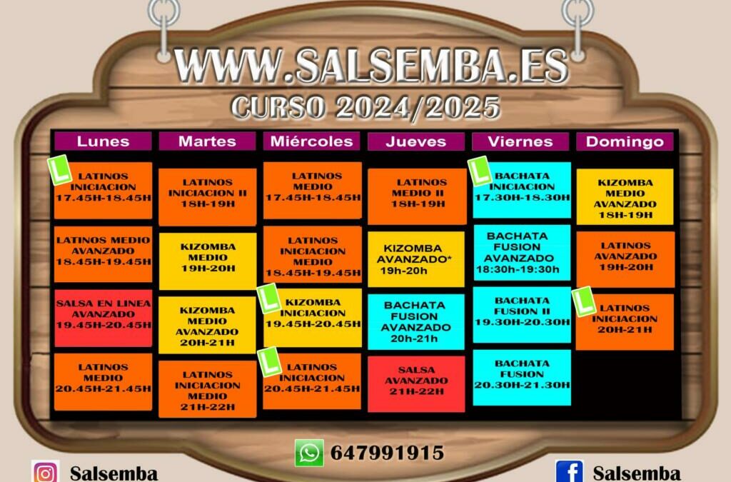 SALSEMBA Nuevo curso 2024-2025