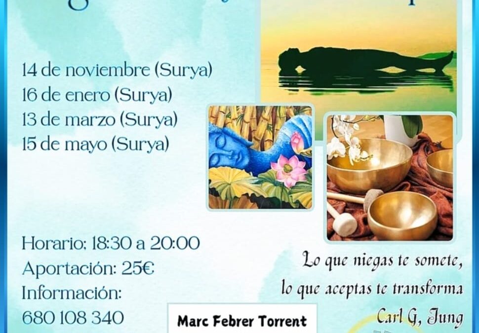 Yoga Nidra  viernes 14 noviembre